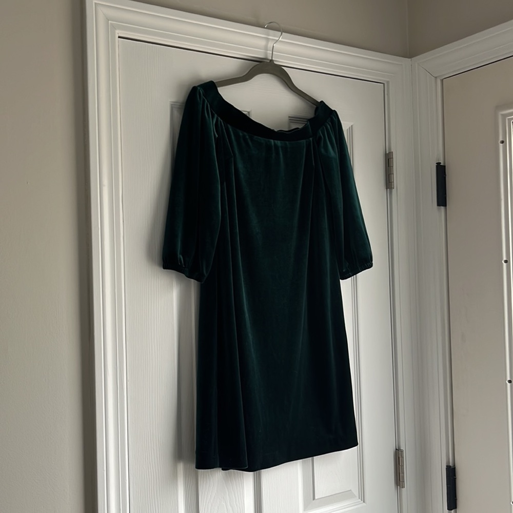 Vince Camuto Velvet off Shoulder Dress